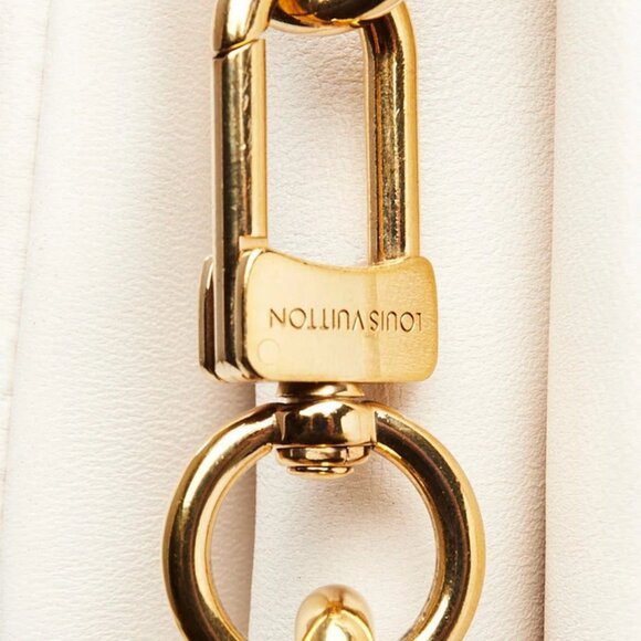Louis Vuitton White Monogram Embossed Leather Coussin PM Bag - Picture 5 of 12